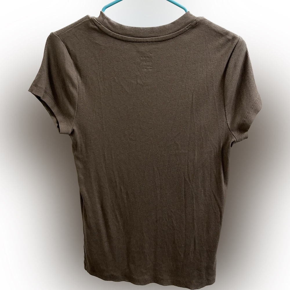 Gray/beige Soft Tee - Picture 3 of 5